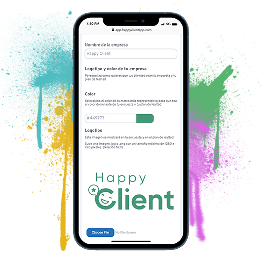 personaliza tus encuestas de satisfaccion al cliente con Happy Client personaliza tus encuestas de satisfaccion al cliente con Happy Client
